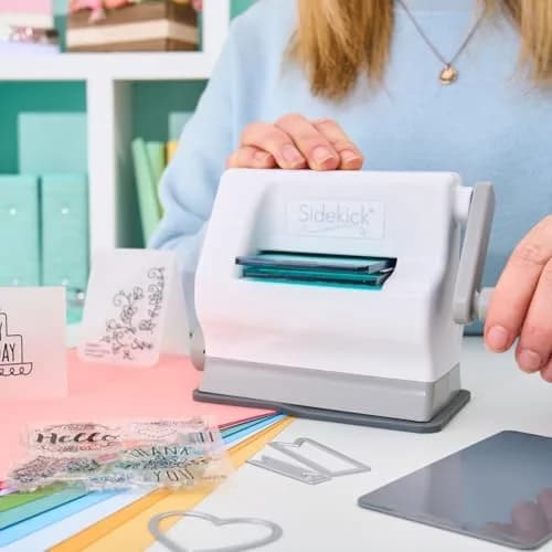 Sizzix Sidekick Starter Kit 661770 Portable Manual Die Cutting & Embossing Machine 17.5cm (6.89") Opening | Arts & Crafts thumbnail 4
