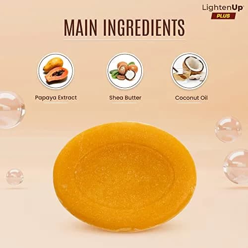 OMIC Lighten-Up Papaya Soap 100g | Brightening & Moisturizing for All Skin Types thumbnail 2