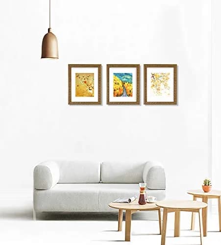 Golden State Art 11x14 Bronze Photo Frame White Mat for 8x10 Real Glass | Elegant Wall & Tabletop Decor thumbnail 4