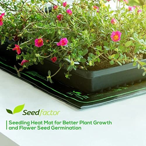 Seedfactor MET Certified Seedling Heat Mat 10" x 20" | Waterproof & Durable for Indoor Gardening thumbnail 3
