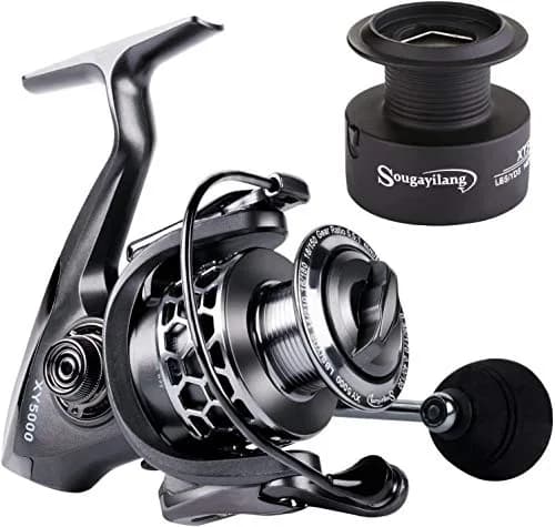 Sougayilang XY2000 Spinning Fishing Reel 360g (12.7 oz) | 13+1BB Ultra Smooth with Free Spare Graphite Spool thumbnail 1