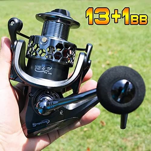 Sougayilang XY2000 Spinning Fishing Reel 360g (12.7 oz) | 13+1BB Ultra Smooth with Free Spare Graphite Spool thumbnail 3