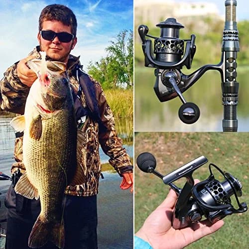 Sougayilang XY5000 Spinning Fishing Reel 390g (6.98 oz) | 13+1BB Ultra Smooth Aluminum with Free Spare Graphite Spool thumbnail 7