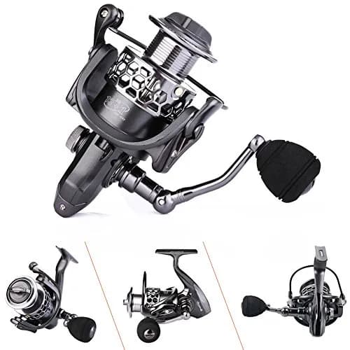 Sougayilang XY5000 Spinning Fishing Reel 390g (6.98 oz) | 13+1BB Ultra Smooth Aluminum with Free Spare Graphite Spool thumbnail 9