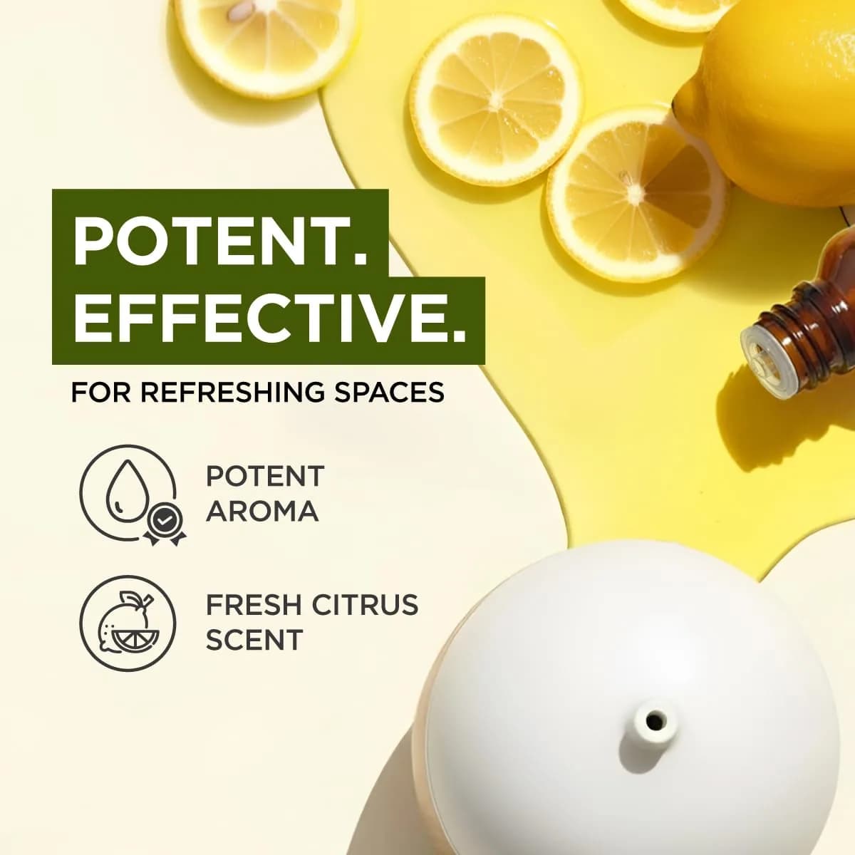 Gya Labs Pure Lemon Essential Oil 10ml (0.34 Fl Oz) | Cold-Pressed from Italy - view 3