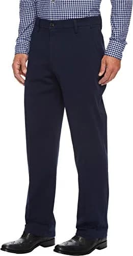 DOCKERS Men's Straight Fit Khaki Pants 36W x 29L | 4-Way Stretch, Classic Fit, Mid Rise, Cotton thumbnail 2