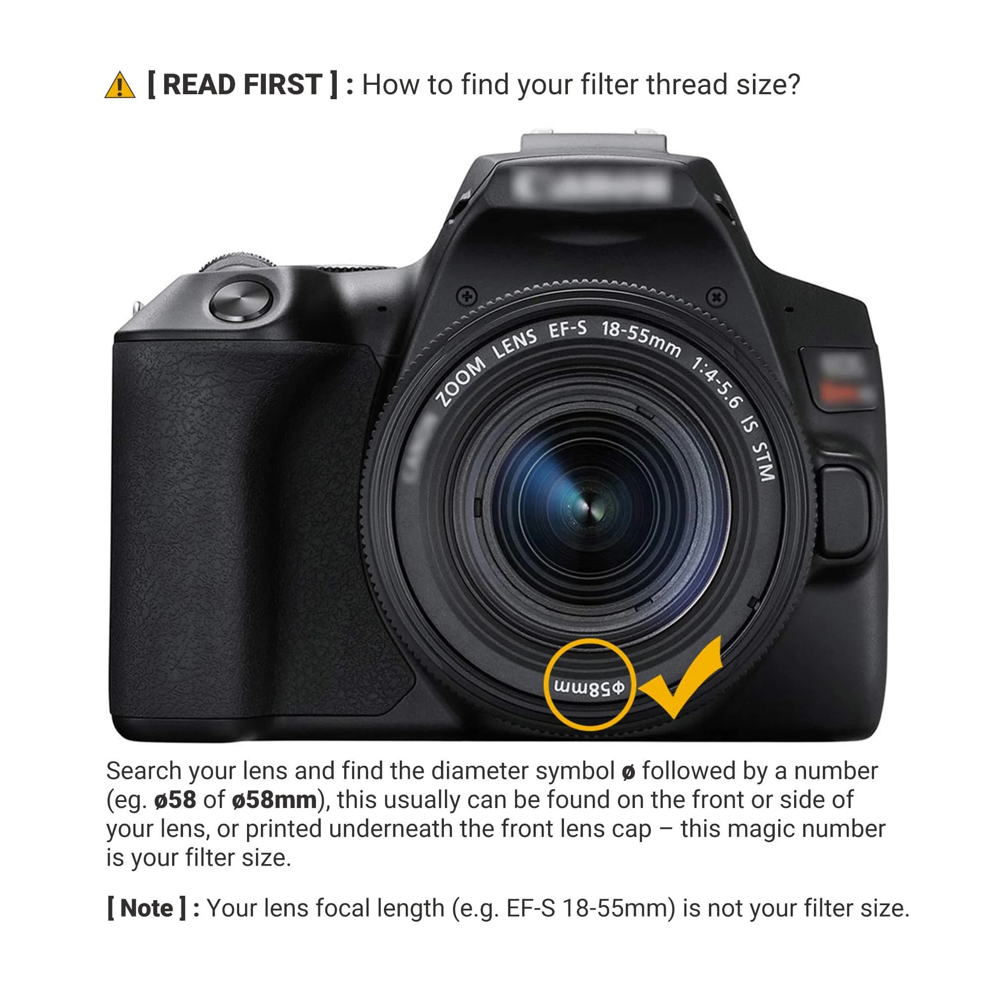 JJC 58mm UV Filter for Canon EOS Rebel T7 T6 T8i with EF-S 18-55mm Kit Lens | Multi-Coated Lens Protector for Fujifilm X-T4 X-T3 X-T2 with XF 18-55mm Kit Lens & Other Lenses with 58mm Filter Thread - view 2