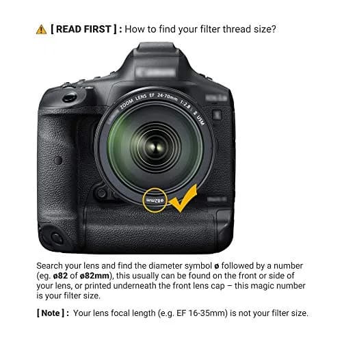 JJC Multi-Coated 82mm UV Filter Lens Protector for DSLR & Mirrorless Cameras thumbnail 2
