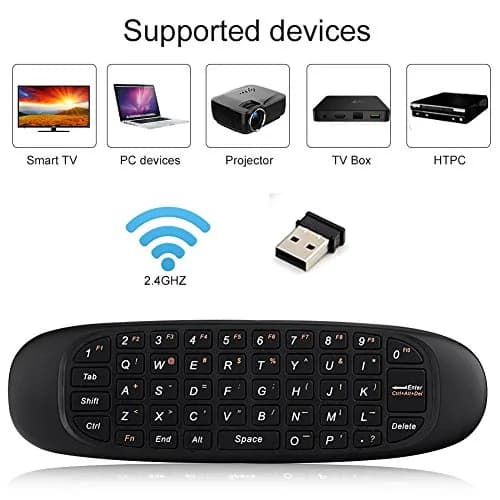 BIFANS G64 4-in-1 Air Mouse Keyboard Remote 81 Keys | 2.4GHz Wireless with Rechargeable Battery thumbnail 5