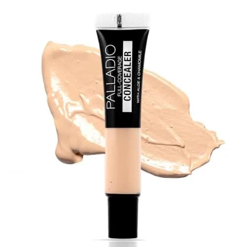 Palladio Full Coverage Concealer Creamy Face & Under Eye Formula 9.92g (0.35 oz) | Botanical Blend for Hydration thumbnail 1