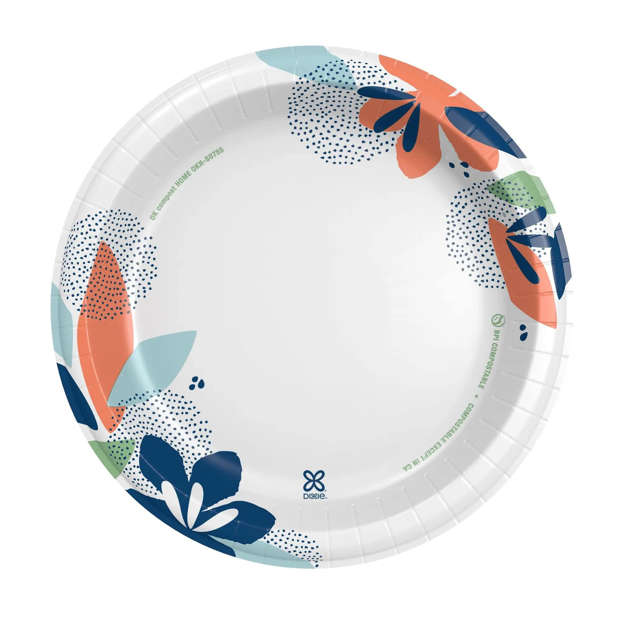 Dixie Large Paper Plates 10 Inch 86 Count | 2X Stronger Soak-Proof Cut Resistant - view 2