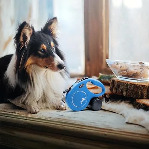 FLEXI Classic Cord Retractable Dog Leash, Small, 16 ft (4.8 m) Blue | German Engineered for Reliable Control thumbnail 6