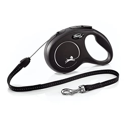 FLEXI Classic Cord Retractable Dog Leash Small 26 ft (7.9 m) Black | German Engineered for Reliable Control thumbnail 1