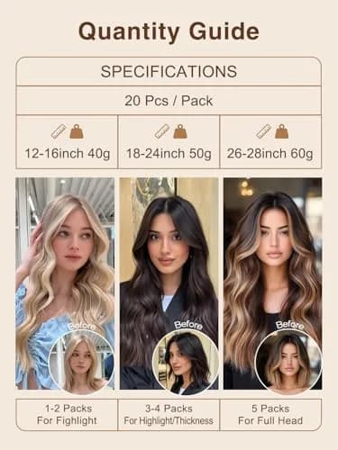 YILITE Human Hair Tape In Extensions 16 Inch Natural Black | Silky Straight, Reusable & Easy to Style thumbnail 5