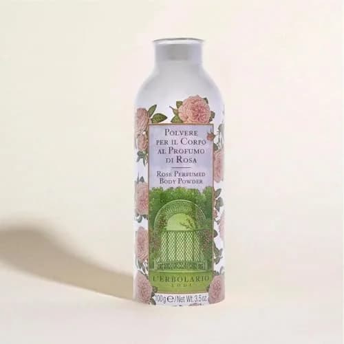 L'Erbolario Rose Perfumed Body Powder 3.5 Oz | Floral Scent, No Silicones or Parabens, Refreshing & Hydrating thumbnail 6