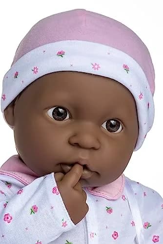 JC Toys La Baby African American 20-inch Soft Body Doll | Washable, Removable Pink Outfit & Pacifier | Ages 2+ thumbnail 5