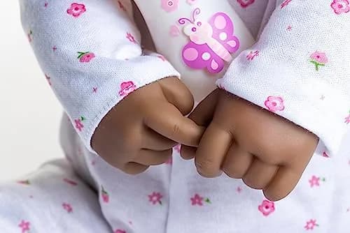 JC Toys La Baby African American 20-inch Soft Body Doll | Washable, Removable Pink Outfit & Pacifier | Ages 2+ thumbnail 6