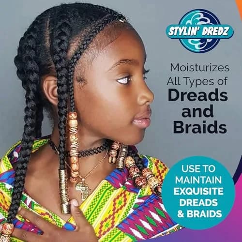 Stylin Dredz Moisture Splash Conditioning Braid Spray 350 ml Pack of 2 | Moisturizes & Soothes Dry Scalps thumbnail 6