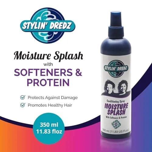 Stylin Dredz Moisture Splash Conditioning Braid Spray 350 ml Pack of 2 | Moisturizes & Soothes Dry Scalps thumbnail 3