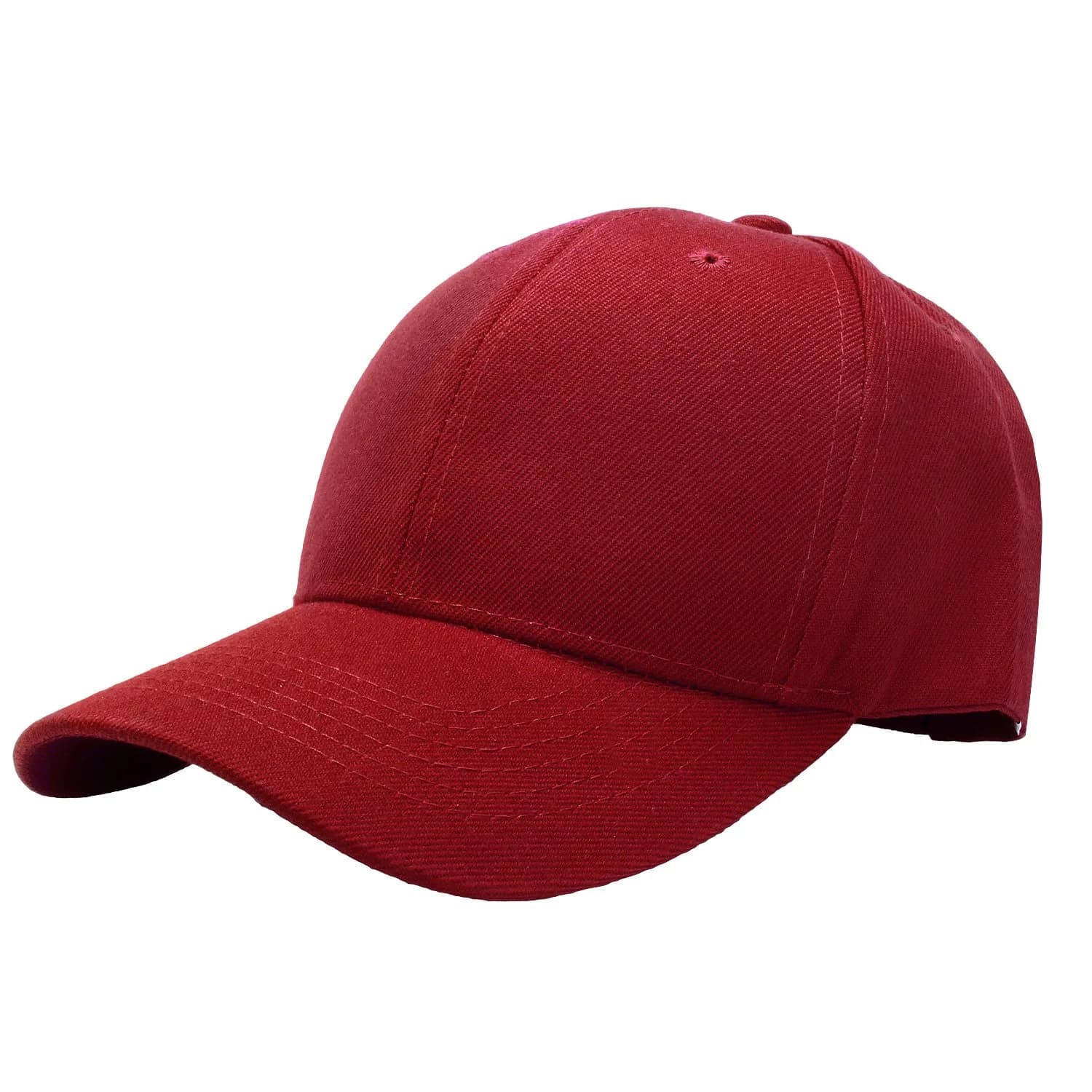 Falari Baseball Cap Adjustable Size for Running Workouts and Outdoor Activities All Seasons (1pc Burgundy) | Classic Sport Style