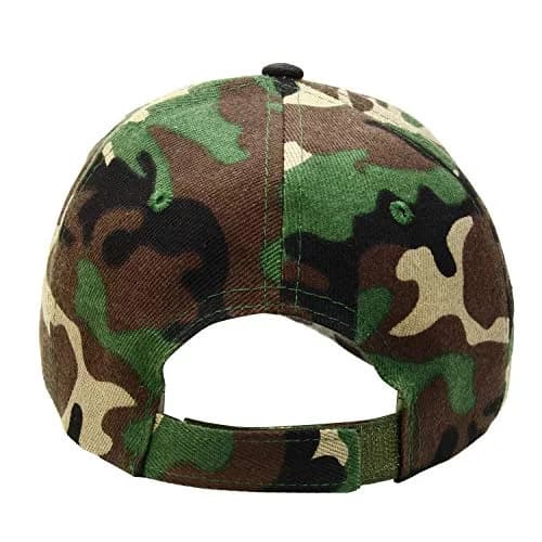 Falari Baseball Cap Adjustable Size for Running Workouts and Outdoor Activities All Seasons (1pc Woodland Camouflage) | Classic Sport Style thumbnail 3