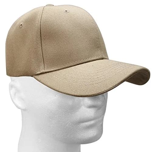 Falari Baseball Cap Adjustable Size for Running Workouts and Outdoor Activities All Seasons (1pc Khaki) | Classic Sun Protection thumbnail 5