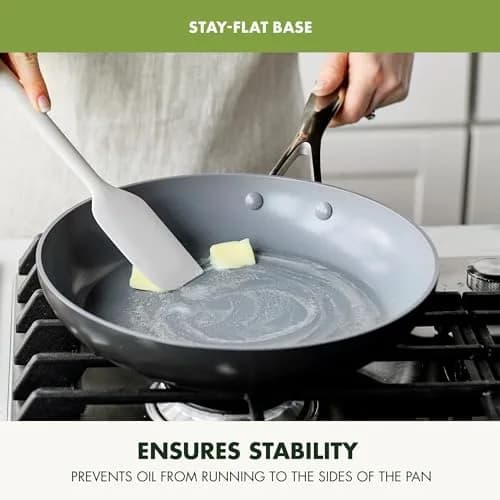 GreenPan Valencia Pro 2 Piece Ceramic Nonstick Skillet Set | 8" & 10" Durable & Oven Safe thumbnail 6