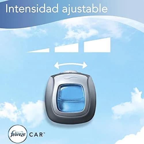 Febreze Car Air Freshener, Linen & Sky Scent, Set of 5 Clips | Lasts Up to 30 Days - view 4
