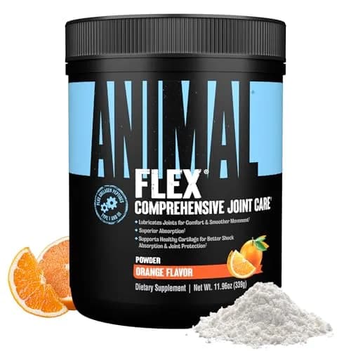 Animal Flex Joint Support Supplement Powder Orange 30 Servings | Glucosamine & Chondroitin for Joint Health thumbnail 1