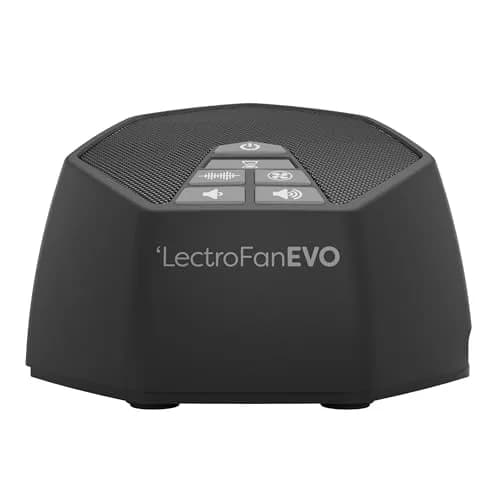 LectroFan EVO Sound Machine Charcoal | 22 Non-Looping Sounds, 120cm (4ft) AC Power Cord thumbnail 1