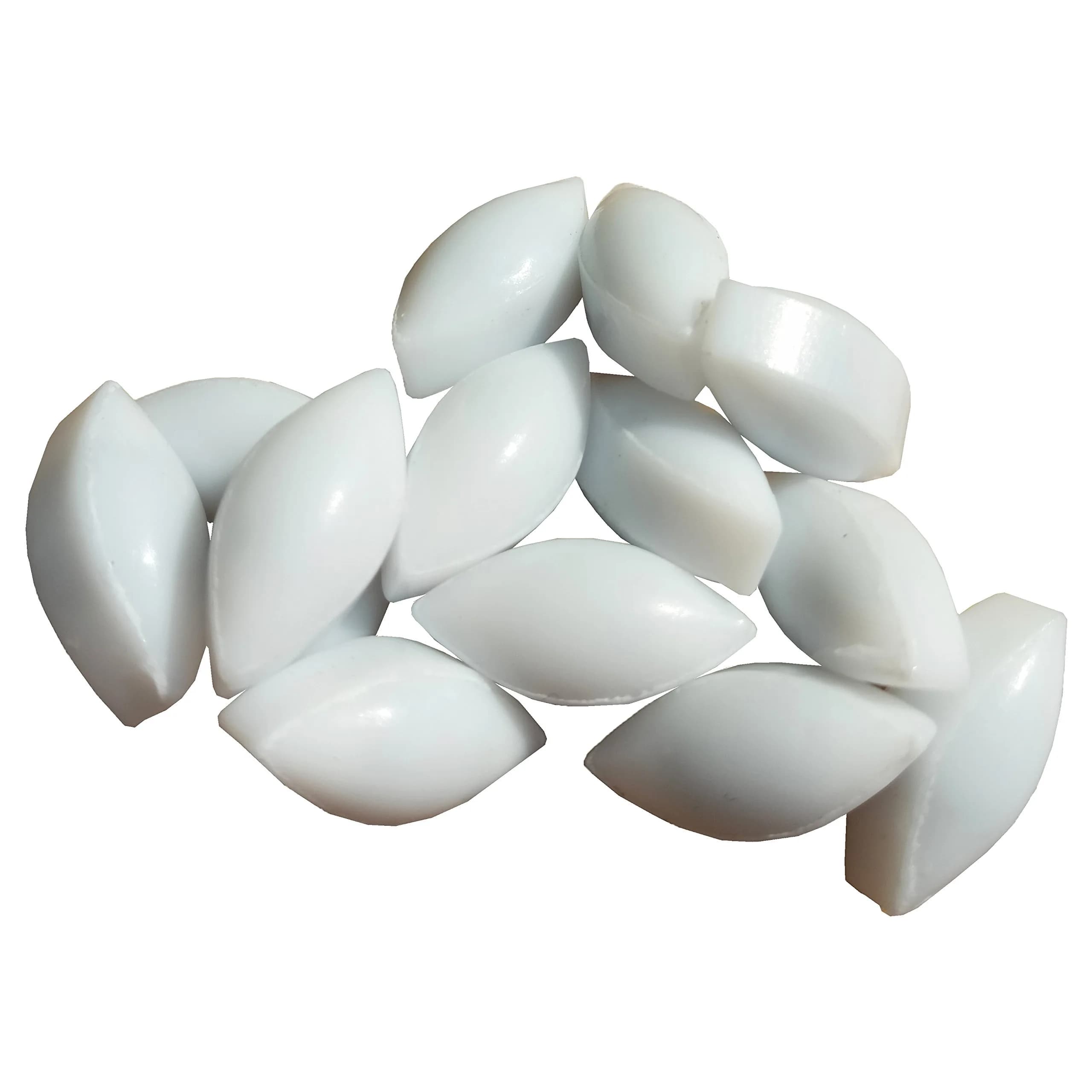 BBTCTY PTFE Magnetic Stirrer Mixer Stir Bars Olive Shape 8mm x 20mm, Pack of 10 | Inert & Non-Toxic Lab Consumables — 7x15mm,10pcs