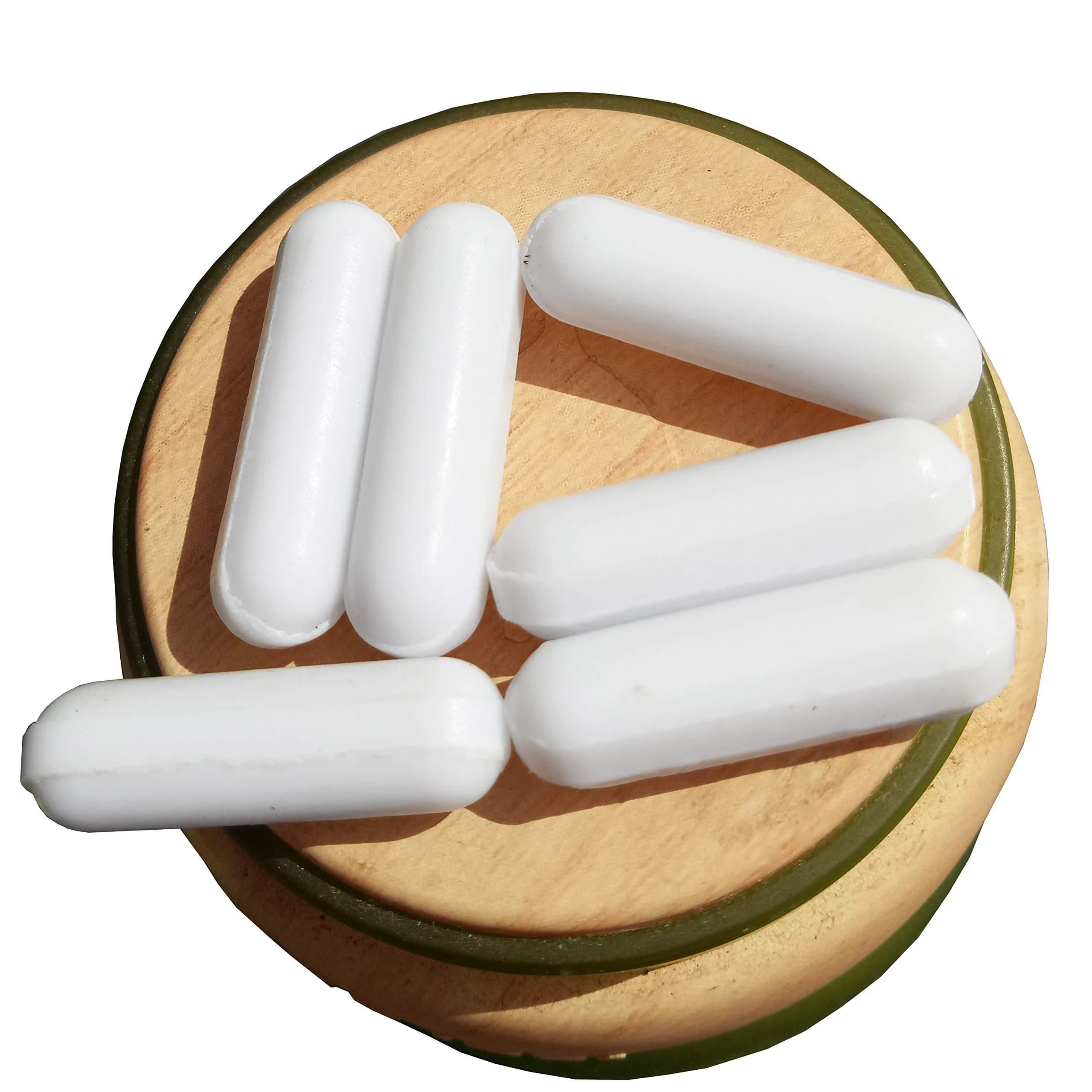 BBTCTY Magnetic Stirrer Stir Bar PTFE 6X15mm Cylinder 10PCS | High Temp & Corrosion Resistant — 7X25mm,10pcs