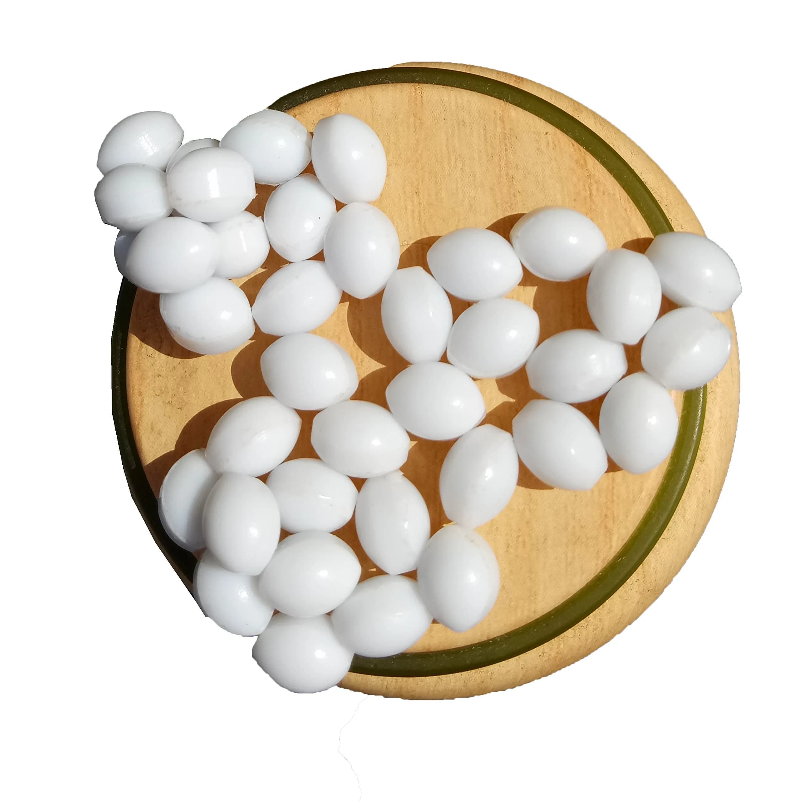 BBTCTY PTFE Olive Shape Magnetic Stirrer Mixer Stir Bars, 6x8mm, Pack of 10 - main product image