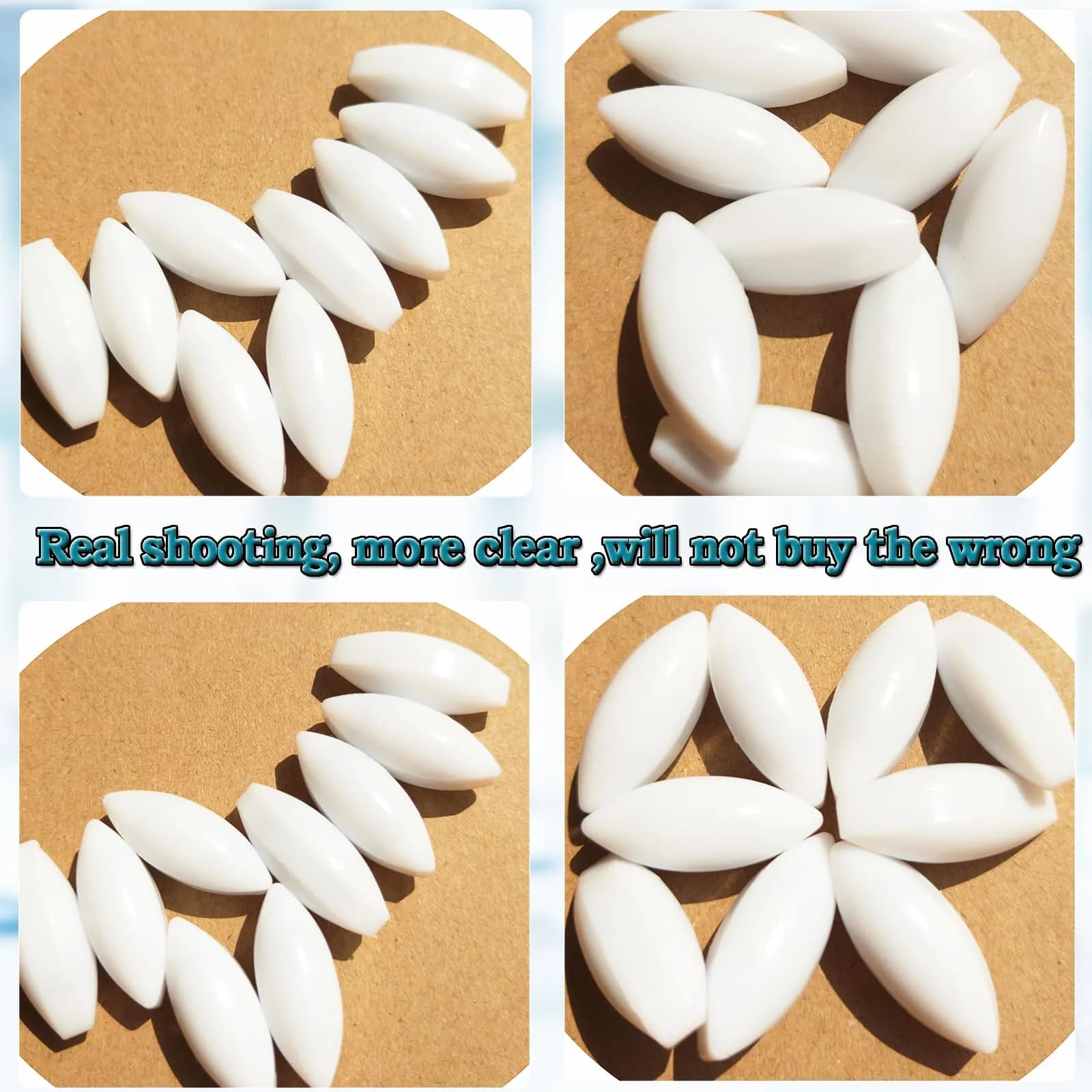 BBTCTY Olive Shape PTFE Magnetic Stirrer Mixer Stir Bars, 10mm x 25mm, Pack of 10 - view 2