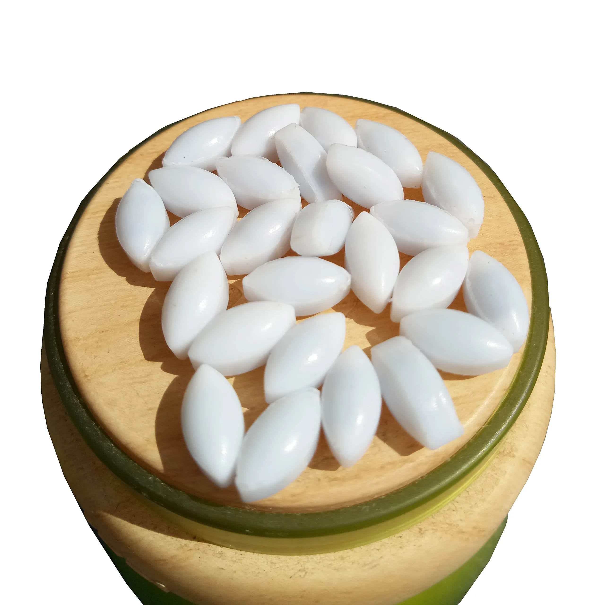 BBTCTY 5x10mm Olive Shape PTFE Magnetic Stirrer Mixer Stir Bars, Pack of 10 | Inert & Non-Toxic Lab Consumables - main product image