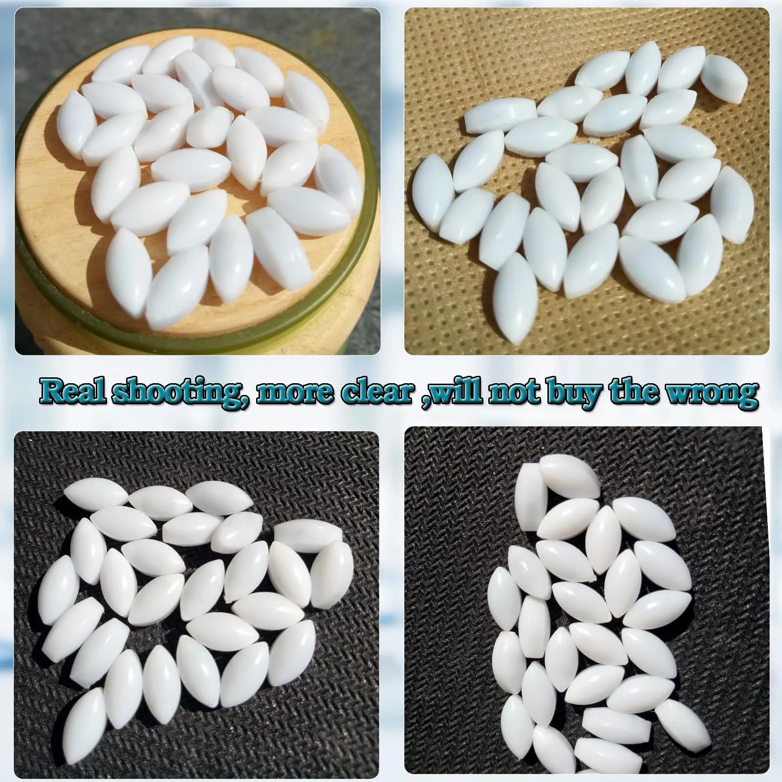 BBTCTY 5x10mm Olive Shape PTFE Magnetic Stirrer Mixer Stir Bars, Pack of 10 | Inert & Non-Toxic Lab Consumables - view 2