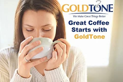 GoldTone Reusable 8-12 Cup Basket Coffee Filter in Gold/Black | BPA Free, Washable & Reusable (8-12 Cup) thumbnail 6
