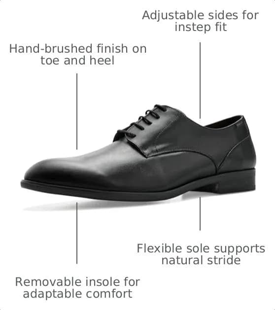 PIKOLINOS Bristol Laces Shoes Men | Leather | Removable Insole | Black thumbnail 4