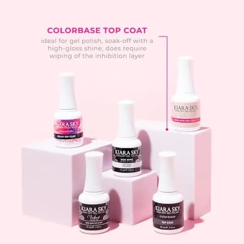 Kiara Sky Gel Base Coat for Gel Application | Long-Lasting, High-Gloss, 15ml thumbnail 3