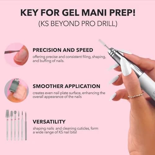 Kiara Sky Gel Polish, Pinking Of Sparkle, 15g | Long-lasting glitter gel for nails thumbnail 5