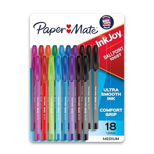 Paper Mate InkJoy 100ST Ballpoint Pens 1.0mm | Bright, Smooth Ink for All Writing Needs thumbnail 1