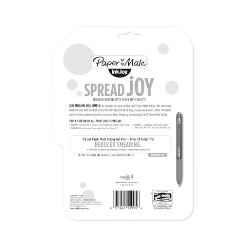 Paper Mate InkJoy 100ST Ballpoint Pens 1.0mm | Bright, Smooth Ink for All Writing Needs thumbnail 6