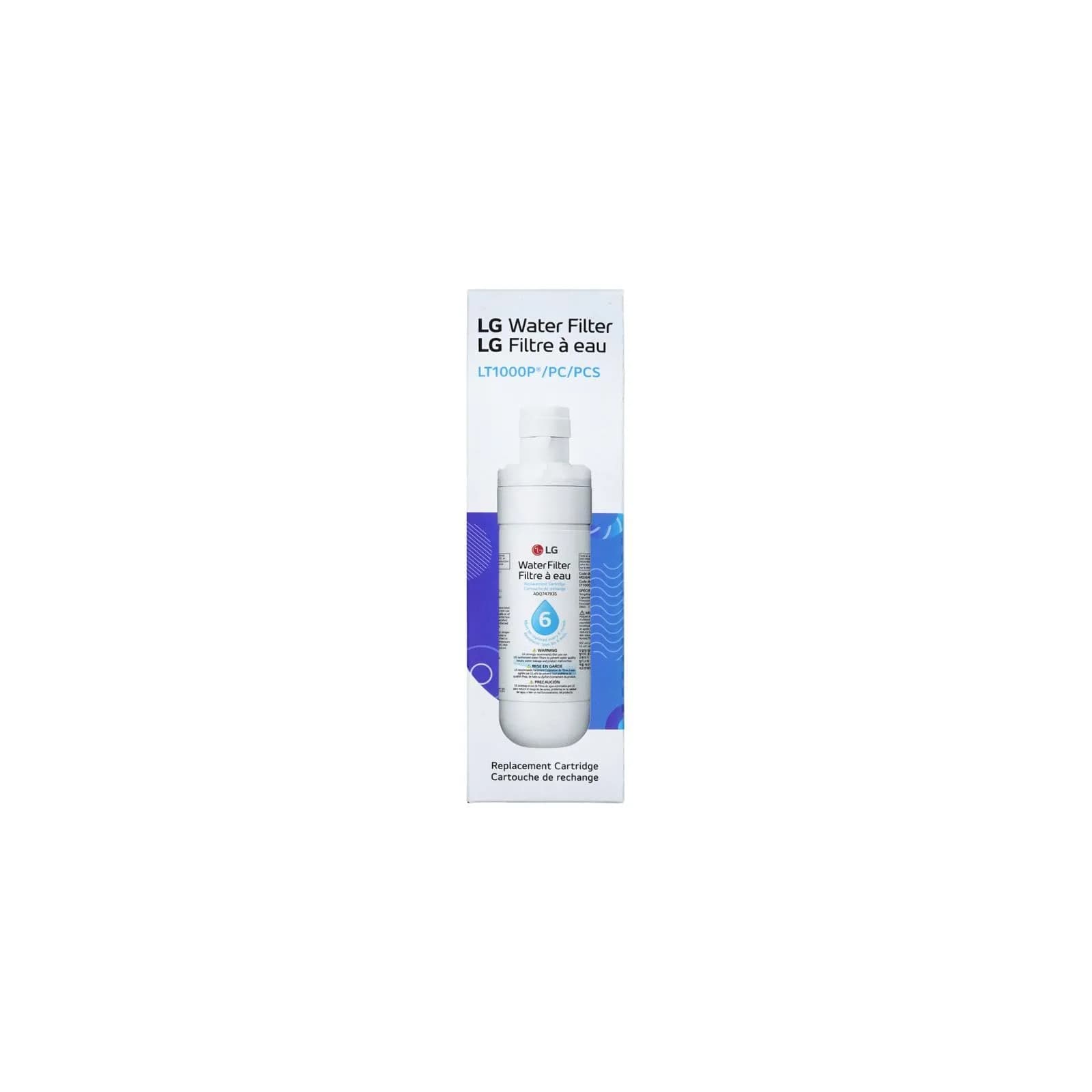 LG LT1000P3 Refrigerator Water Filter 1-Pack White | NSF Certified for Cleaner Water thumbnail 4