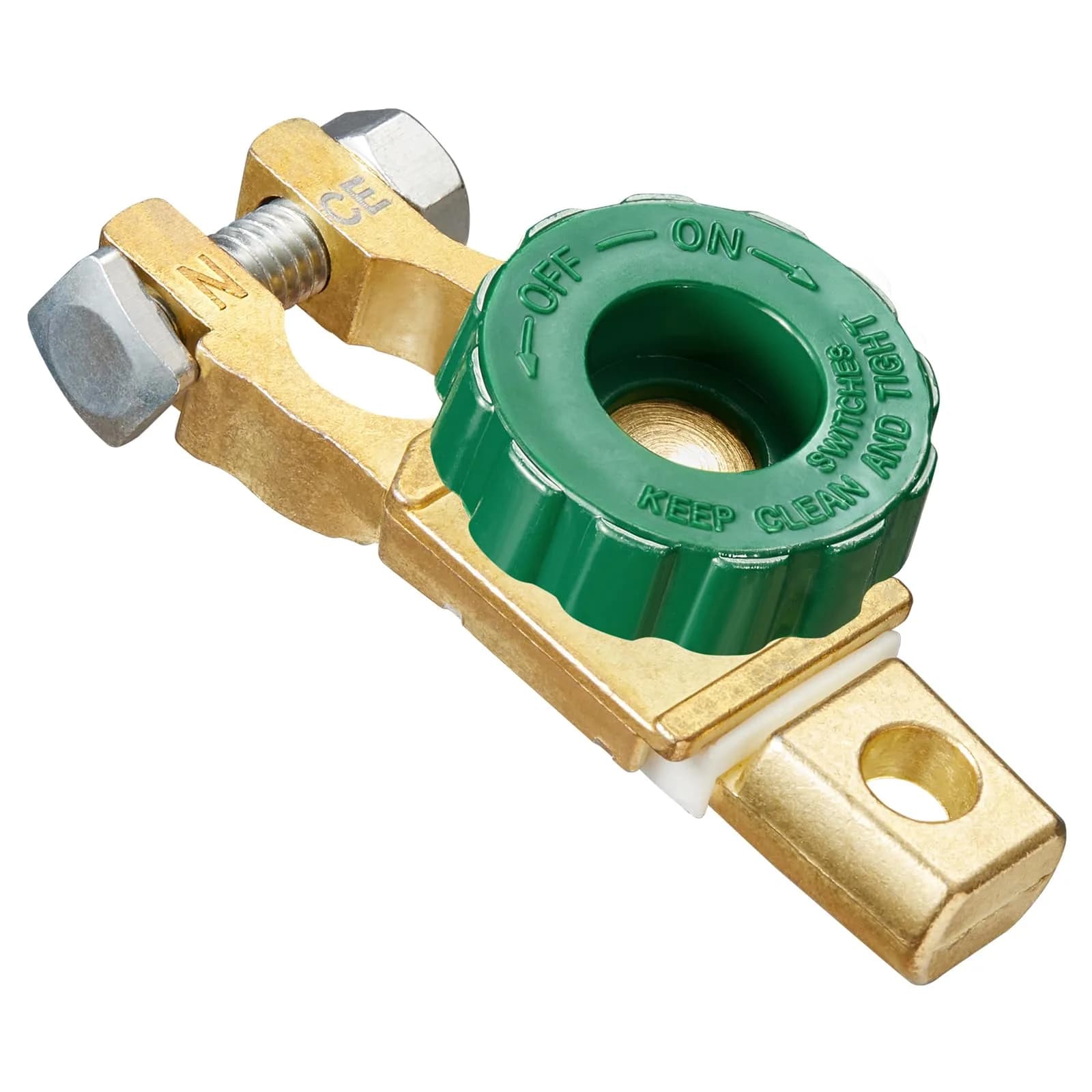Spurtar Battery Disconnect Switch 12V 125A Continuous | Rotary Top Post for Cars, Boats, RVs - main product image