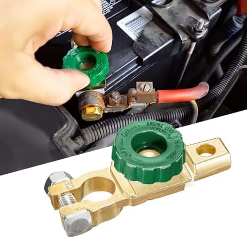 Spurtar Battery Disconnect Switch 12V 125A Continuous | Rotary Top Post for Cars, Boats, RVs thumbnail 2