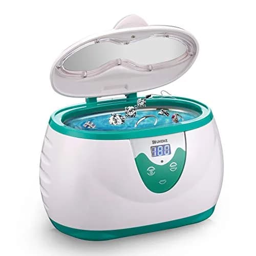 Ukoke UUC06G Ultrasonic Cleaner 600ml (20.3 fl oz) | Professional Jewelry & Eyeglass Cleaner with Digital Timer thumbnail 2