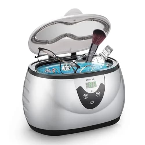 Ukoke UUC06S Ultrasonic Cleaner 600ml (0.6L) | Professional Jewelry, Eyeglass, Watch Sonic Cleaner thumbnail 1