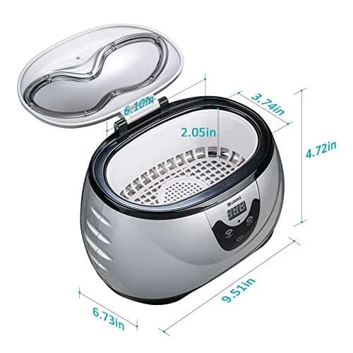 Ukoke UUC06S Ultrasonic Cleaner 600ml (0.6L) | Professional Jewelry, Eyeglass, Watch Sonic Cleaner thumbnail 3