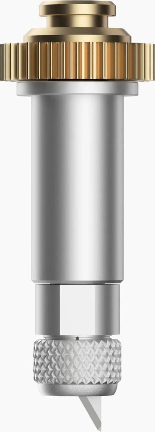 Cricut Knife Blade and Drive Housing for Cricut Maker | Cuts Wood, Leather, Chipboard & More (12mm German Steel) — Blade + Housing