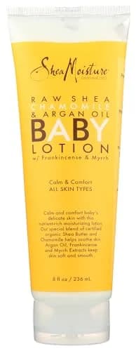 SheaMoisture Baby Lotion for Dry Skin Raw Shea, Chamomile & Argan Oil 240ml (8 Fl Oz) | Hypoallergenic for Sensitive Skin thumbnail 1